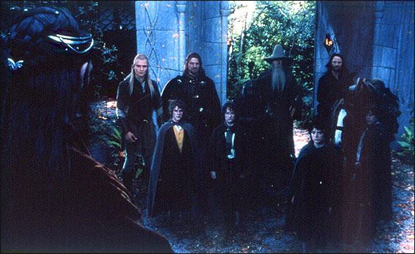 Elrond's farewell to the Fellowship